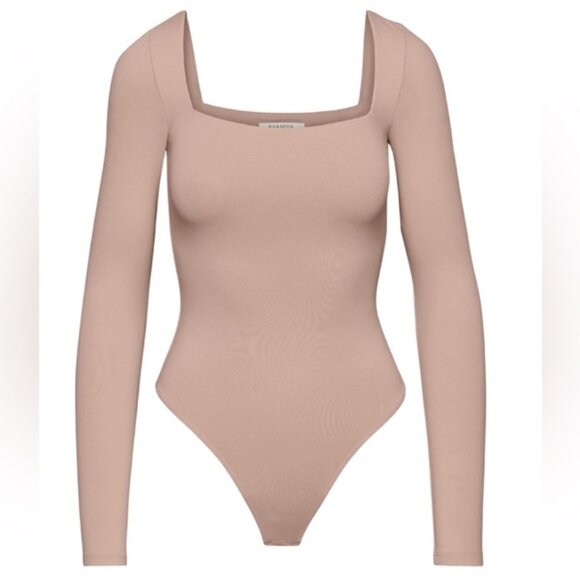 Babaton Contour Squareneck Longsleeve Bodysuit - Picture 1 of 7